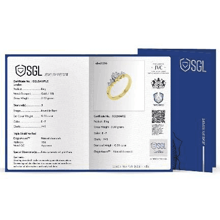 Certified Diamonds at Jawhara Jewellers
